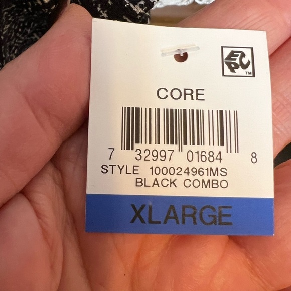 Nwt Maison Jules by Macy’s Backstage | Geometric Ruffle-Hem A-Line Dress - XL - Picture 8 of 8